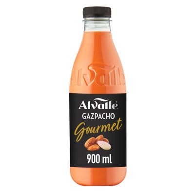 Gazpacho gourmet con almendra marcona ALVALLE 900 ml.