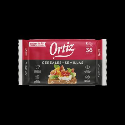Tostadas cereales y semillas ORTIZ 320 g.
