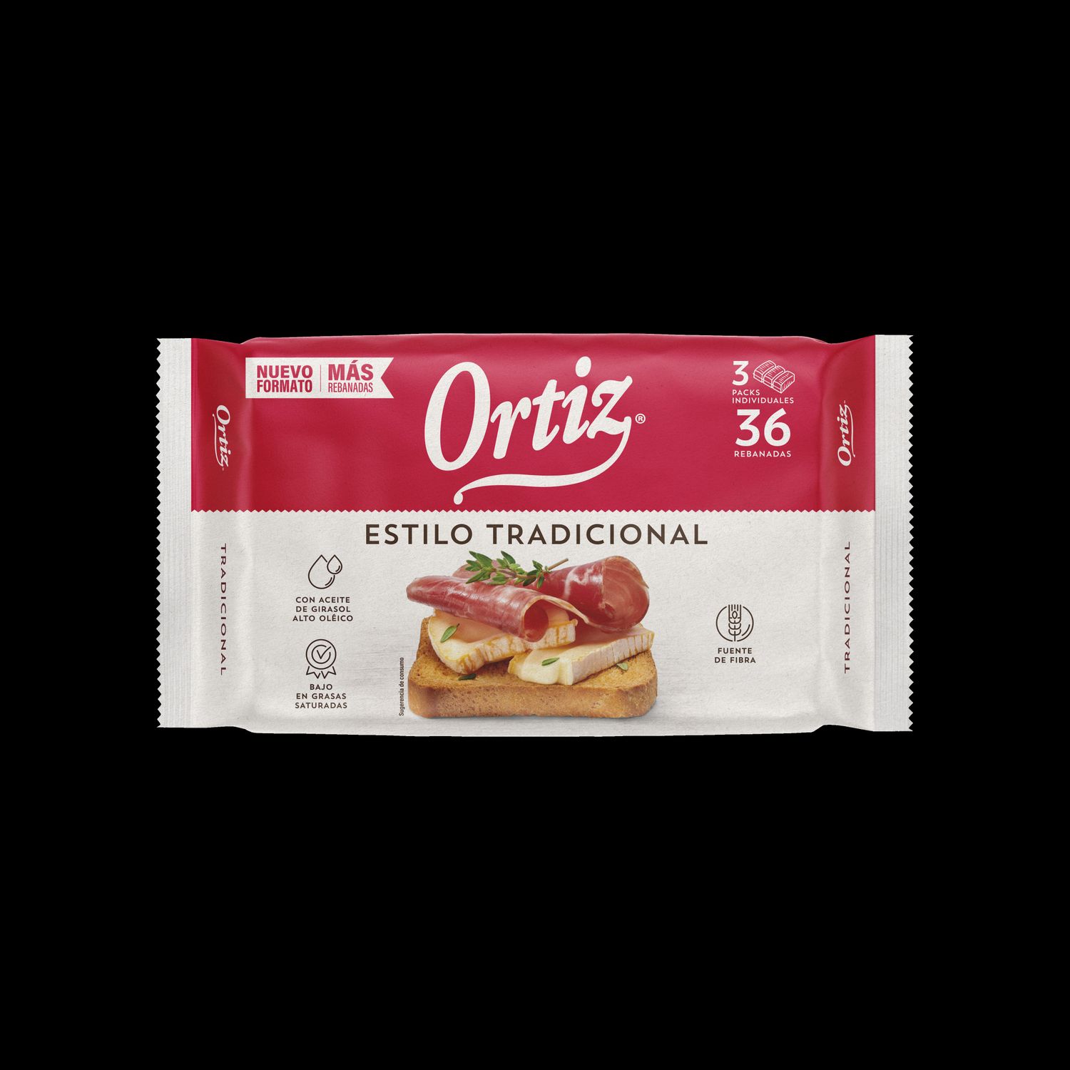 Tostadas estilo tradicional ORTIZ 320 g.