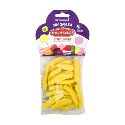 Gominolas con forma plátano MIGUELAÑEZ 150 g.