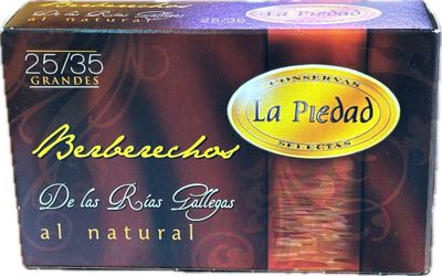 Berberechos Rías Gallegas grandes LA PIEDAD 25/35 pzas.