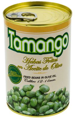Habas fritas en aceite de oliva TAMANGO 420 g.