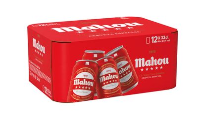 Lata 5 estrellas MAHOU pack 12x33 cl.