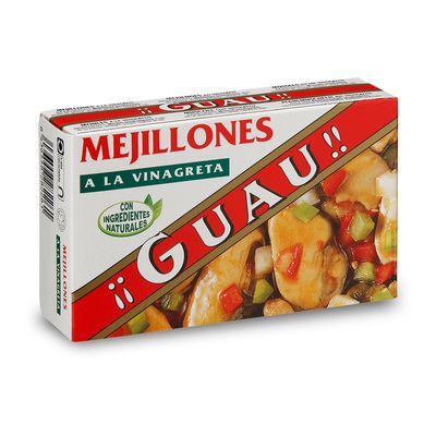 Mejillones a la vinagreta GUAU 111 g.
