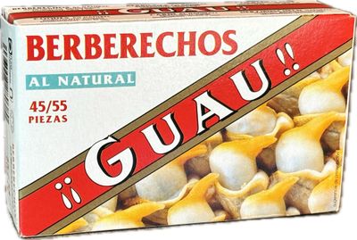 Berberechos al natural 45/55 pzs GUAU