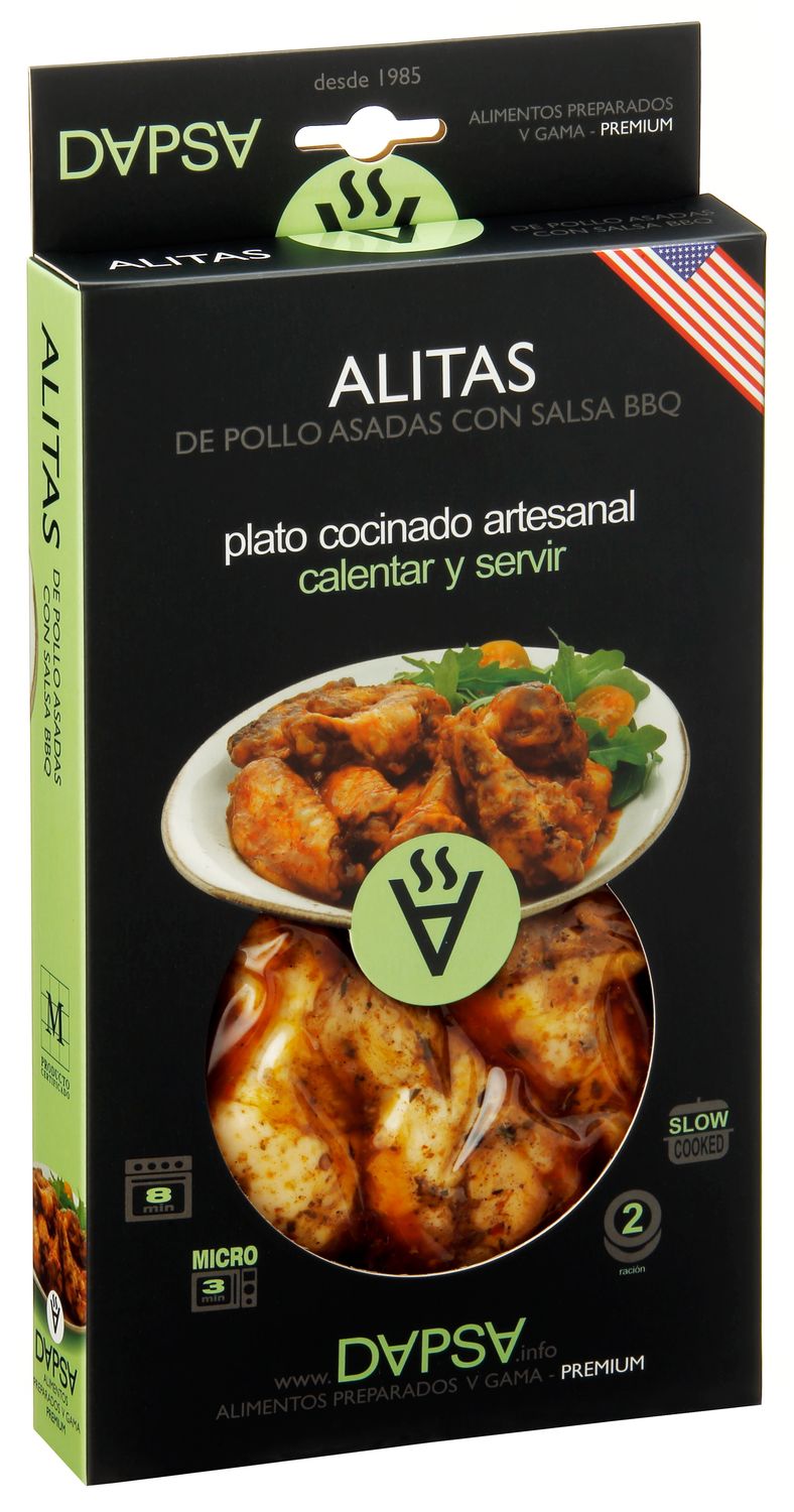 ALITAS BBQ (2 raciones) 350 g. DAPSA (ud)