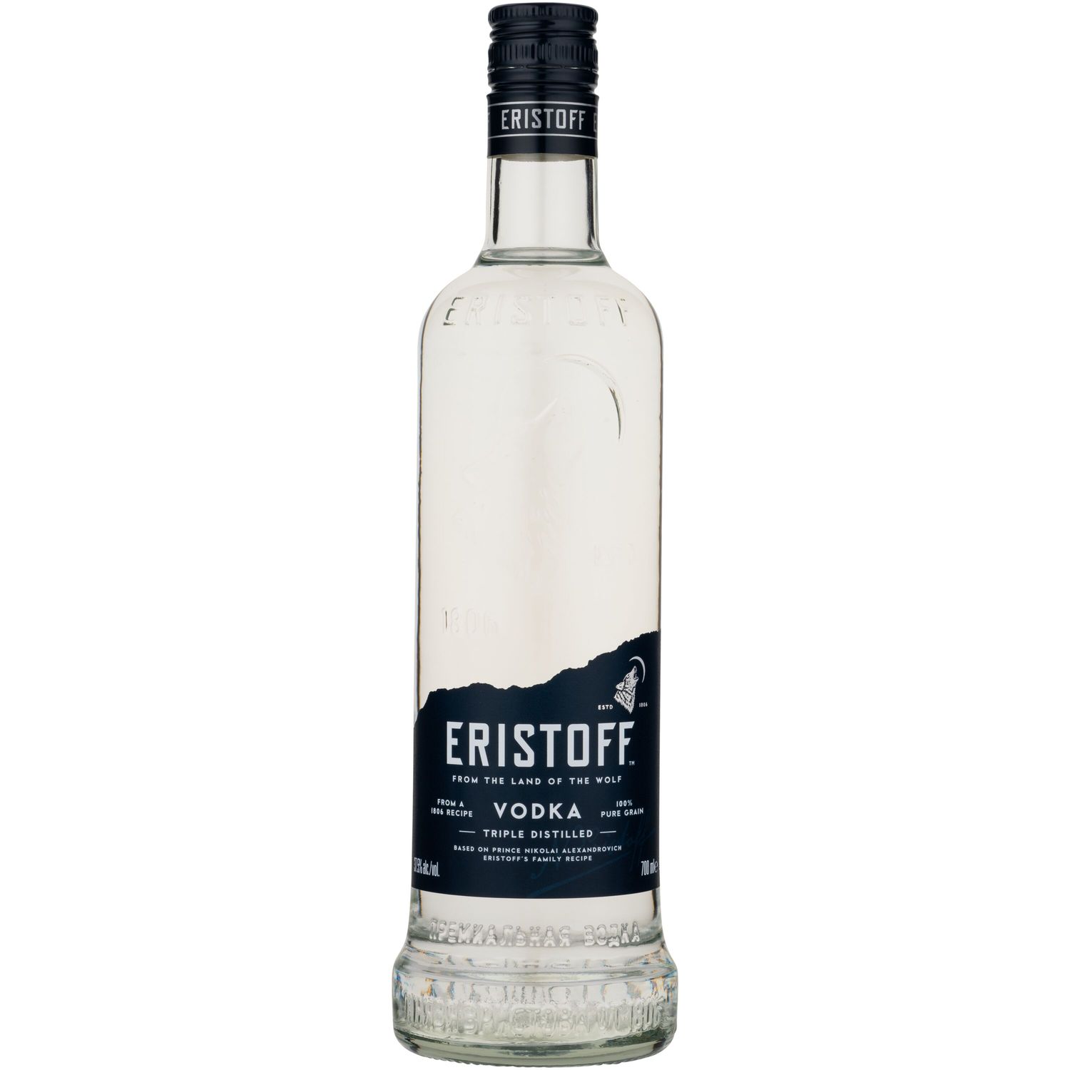 Vodka premium ERISTOFF 700 ml.