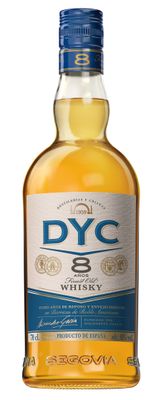 Whisky 8 años DYC 70 cl.