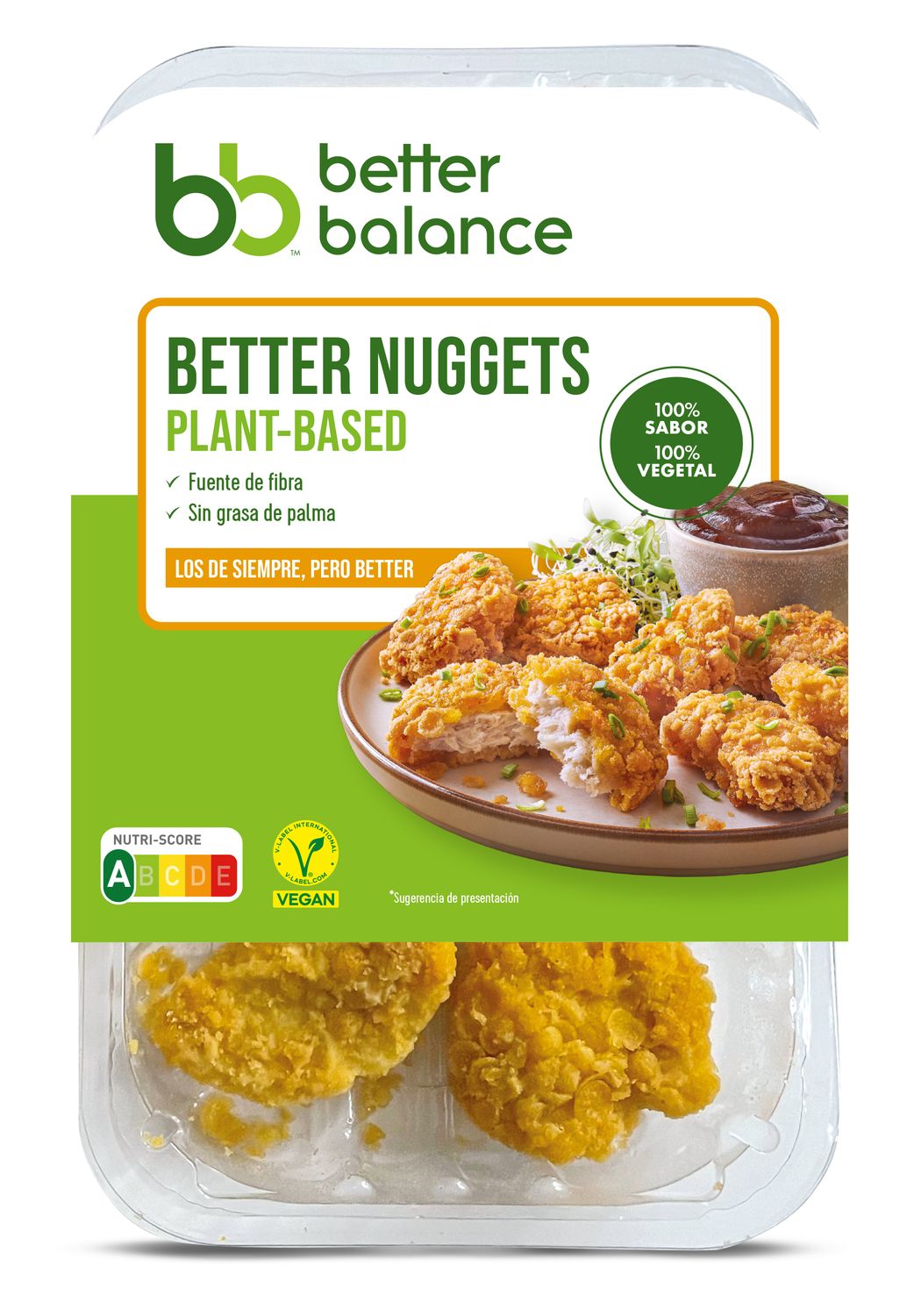 Nuggets plant-based better balance CAMPOFRIO 160 g.