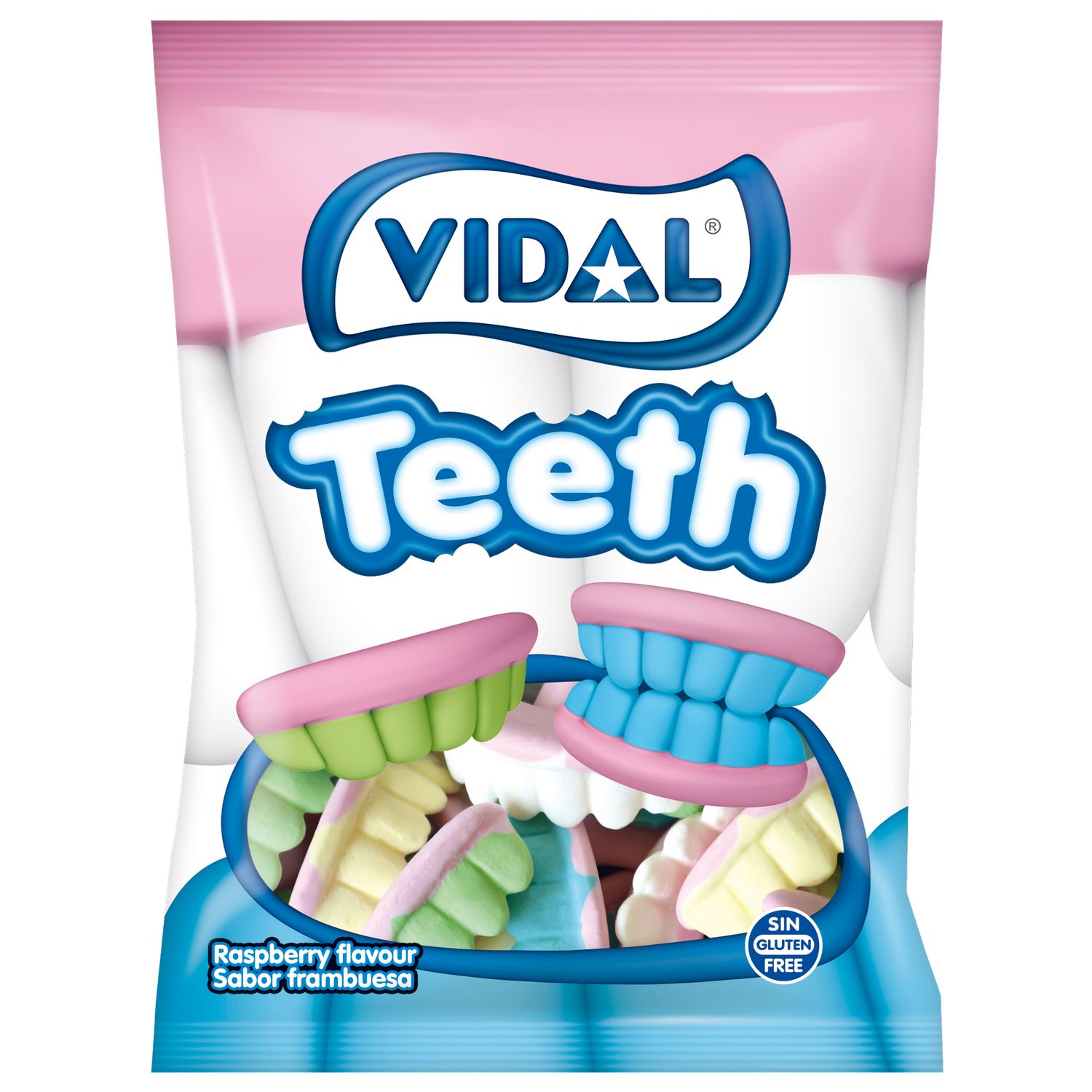 Gominolas dentaduras sin gluten VIDAL 65 g.