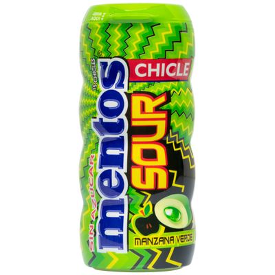 Chicles manzana verde MENTOS 30 g.