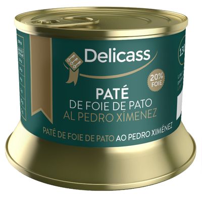 Paté de pato sin gluten al P.X. DELICASS 130 g.