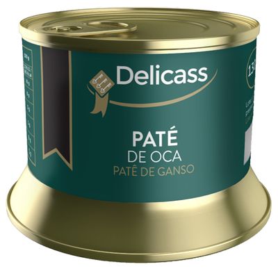Paté de oca sin gluten DELICASS 130 g.
