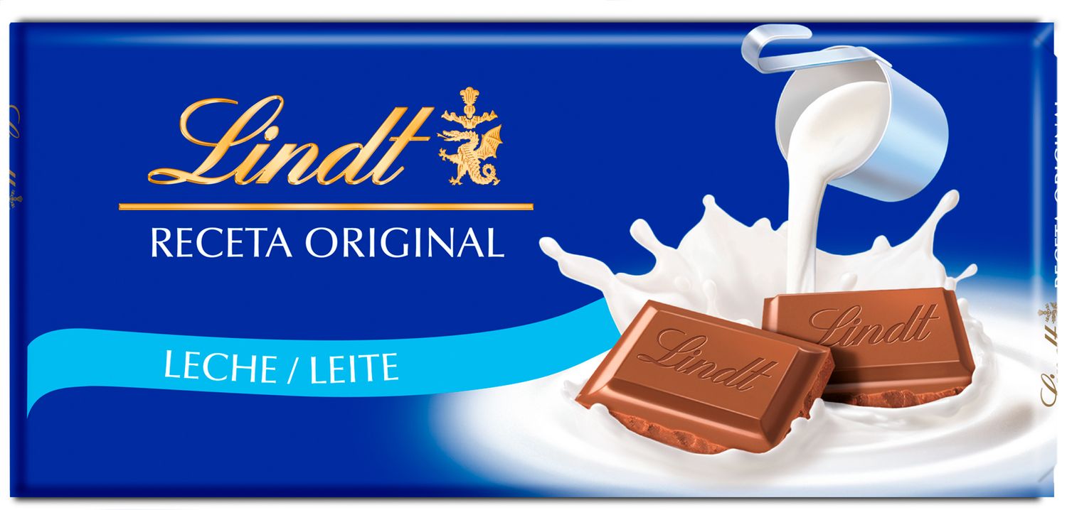 Chocolate con leche receta original LINDT 100 g.