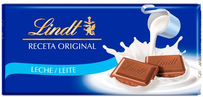 Chocolate con leche receta original LINDT 100 g.