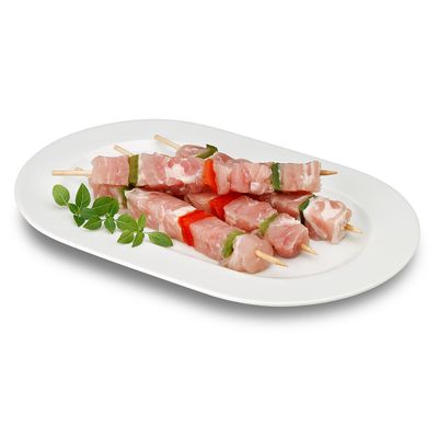 Brochetas de pollo