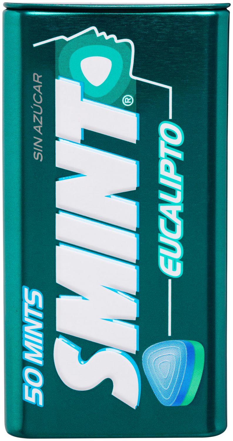 Caramelos eucalipto sin azúcar SMINT 50 uds. 35 g.