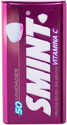 Caramelos frutos rojos vitamina C sin azúcar SMINT 50 uds. 35 g.