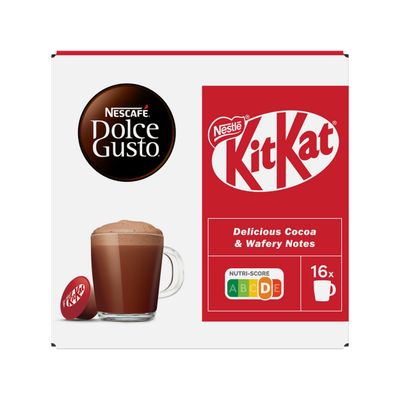Café en cápsulas kit kat DOLCE GUSTO 16 cápsulas