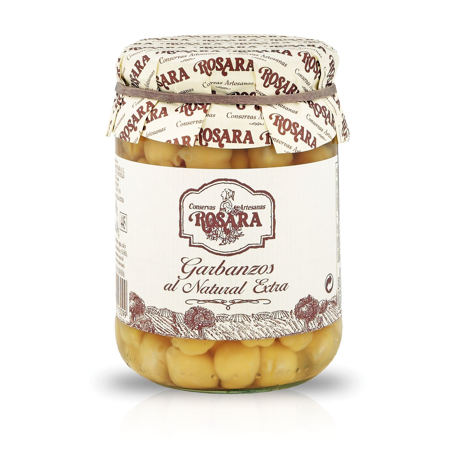 Garbanzos al natural extra ROSARA 390 g.
