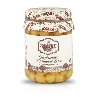 Garbanzos al natural extra ROSARA 390 g.
