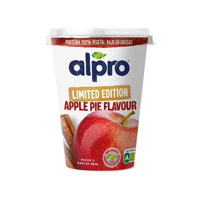 Yogur sabor manzana limited edition alpro DANONE 400 g.