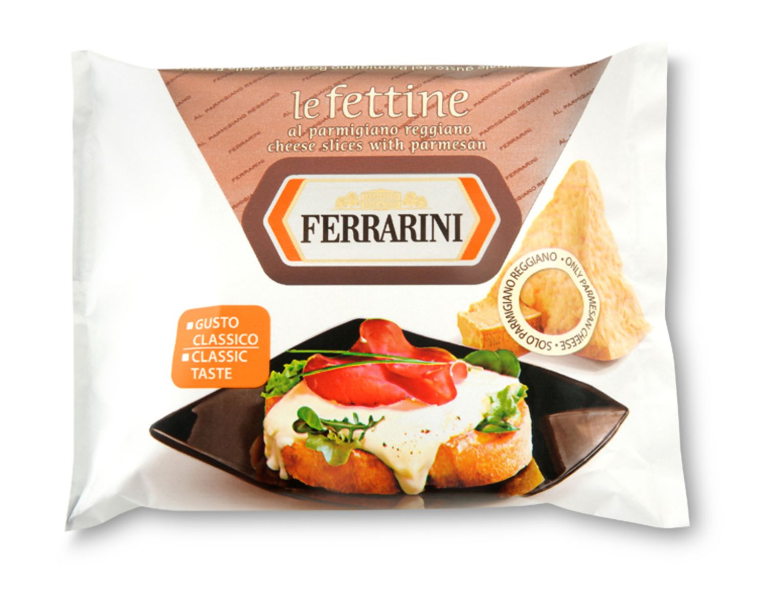 Lonchas queso fundido pargimigiano FERRARINI 150 g.