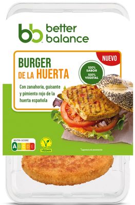 Hamburguesa vegetal better balance CAMPOFRIO 160 g.