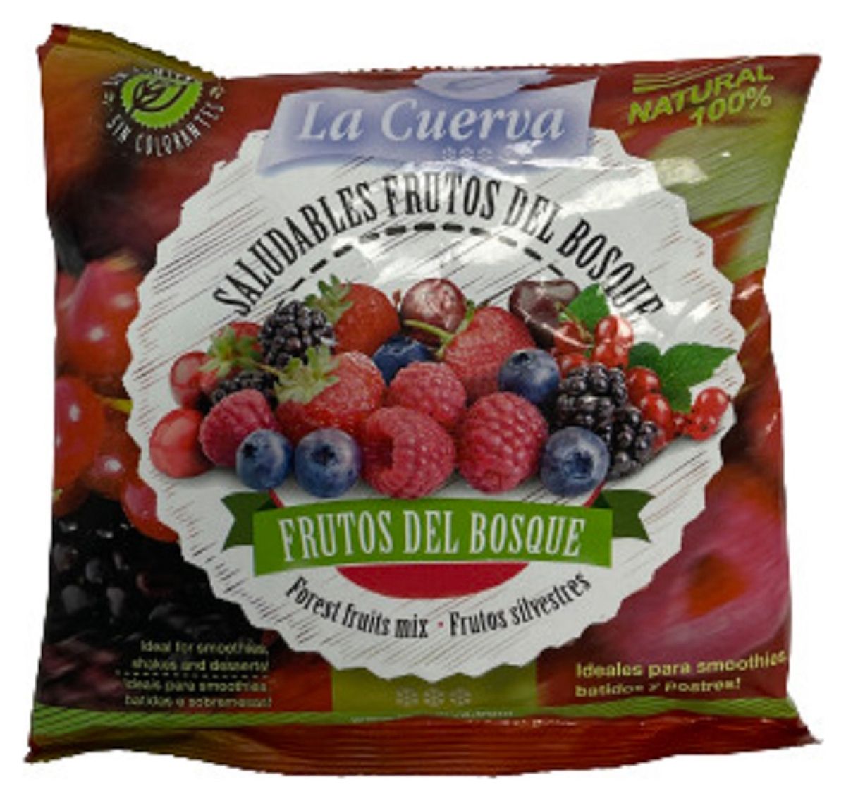 Frutos del bosque congeladas LA CUERVA 300 g.