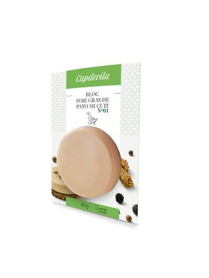 Bloc de foie gras de pato mi-cuit CAPDEVILA 40 g.