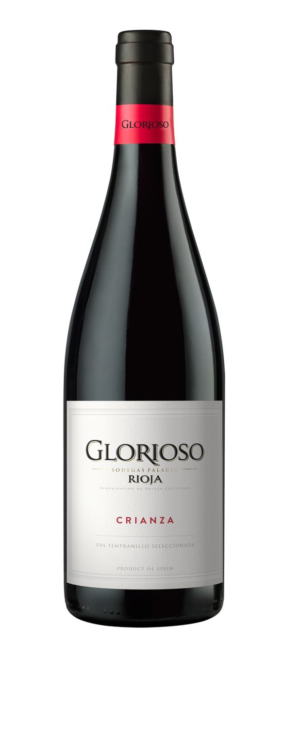 Vino tinto crianza D.O. Rioja GLORIOSO, 75 cl.