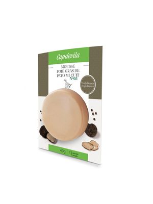 Mousse foie gras de pato con trufa blanca CAPDEVILA 40 g.