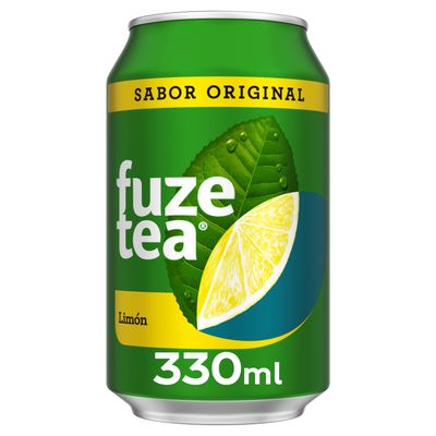 Lata té al limón FUZE TEA 330 ml.