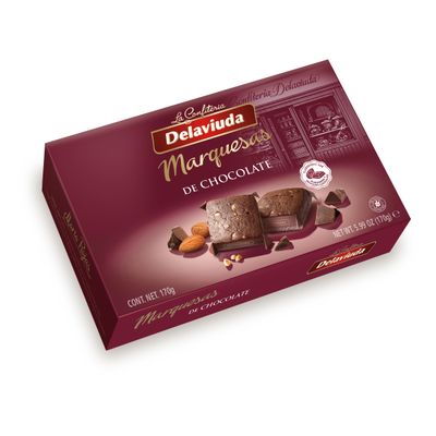 Marquesas de chocolate DELAVIUDA 170 g.