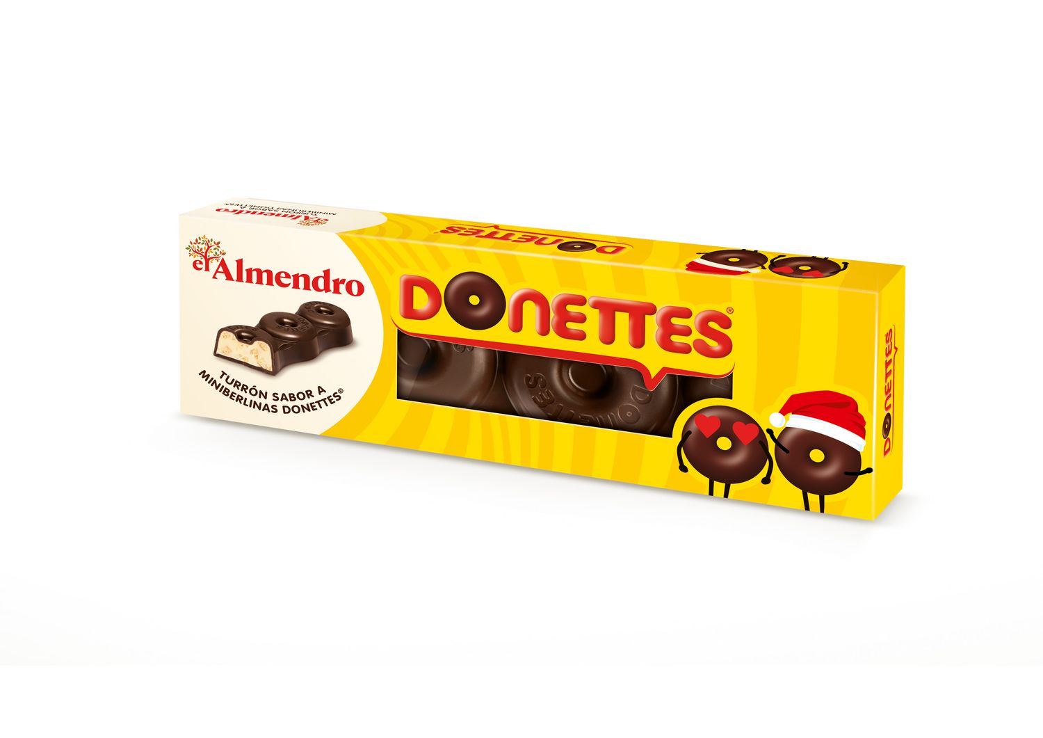 Turrón sabor a Donettes EL ALMENDRO 150 g.