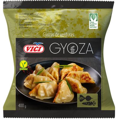 Gyozas de verduras congeladas VICI 400 g.