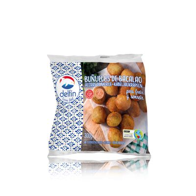 Buñuelos de bacalao DELFÍN 300 g.