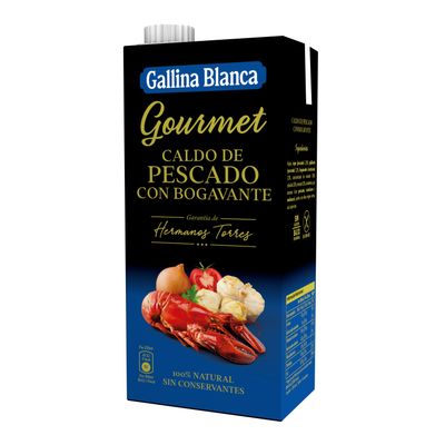 Caldo de pescado con bogavante gourmet GALLINA BLANCA 1 lt.