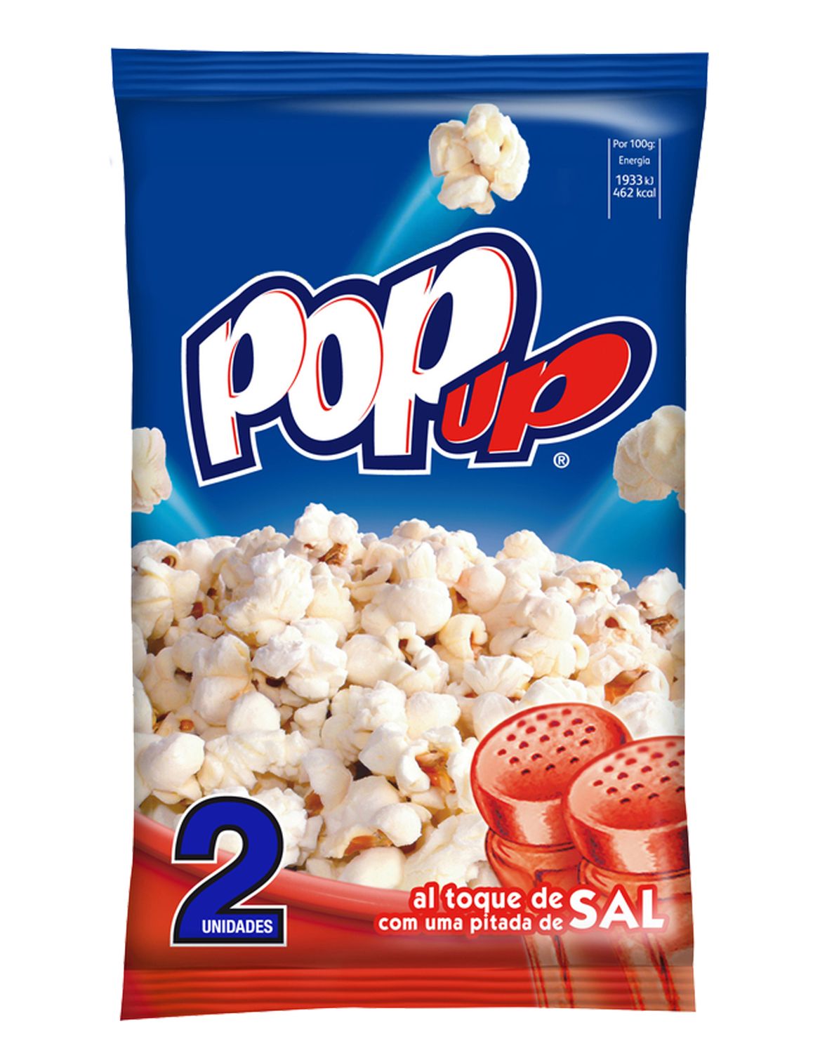 Palomitas al punto de sal POP UP 200 g.