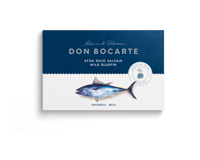 Ventresca de atún rojo salvaje DON BOCARTE 230 g.