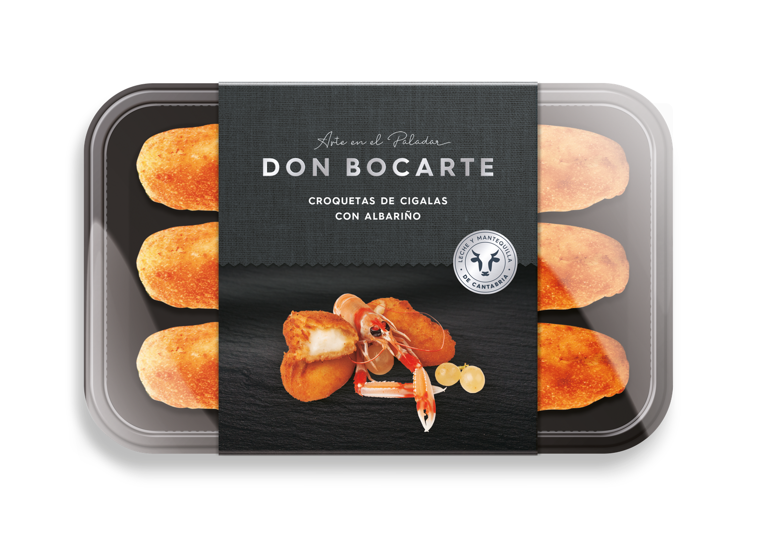 Croquetas de cigalas con albariño DON BOCARTE 250 g.