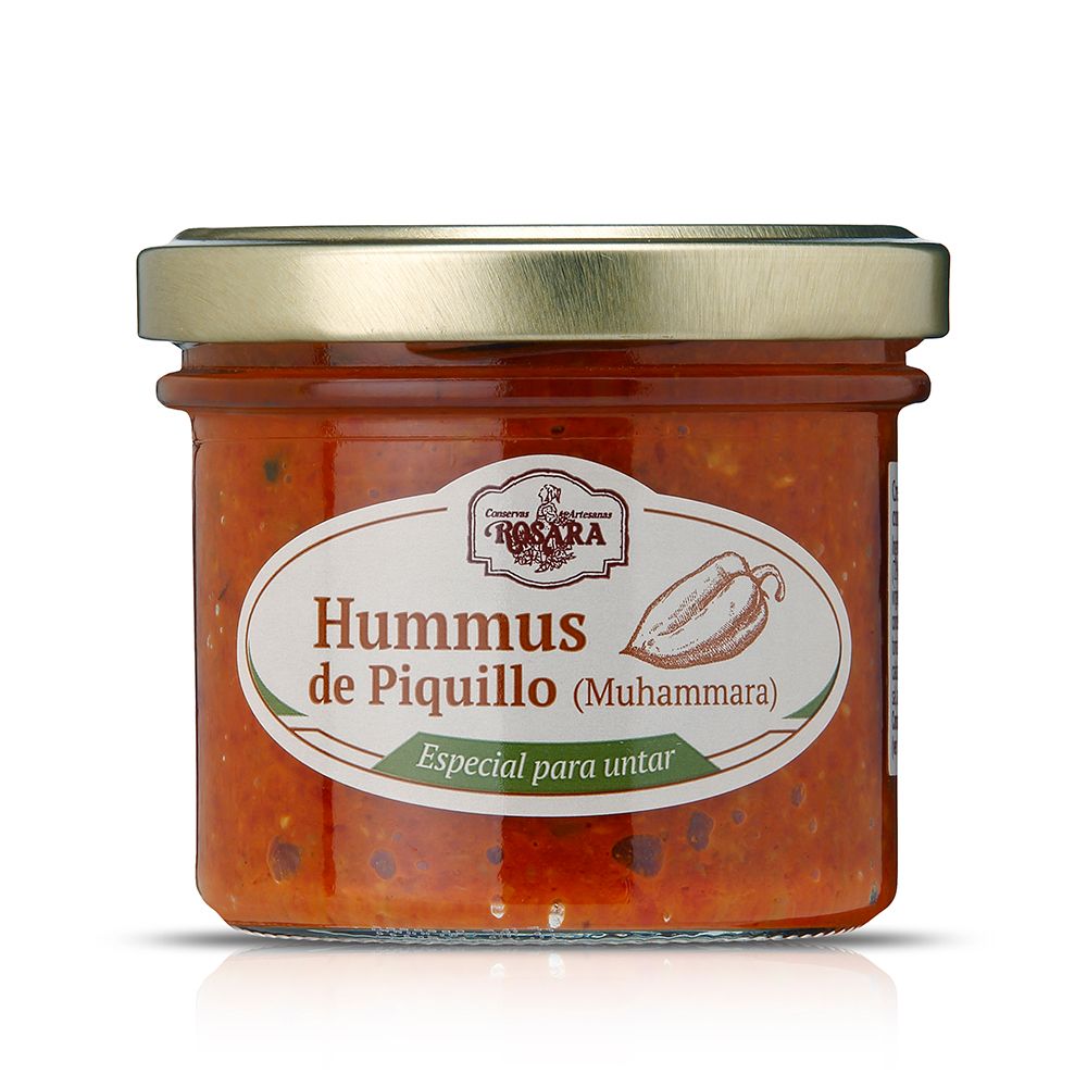 Hummus de piquillo especial para untar ROSARA 100 g.