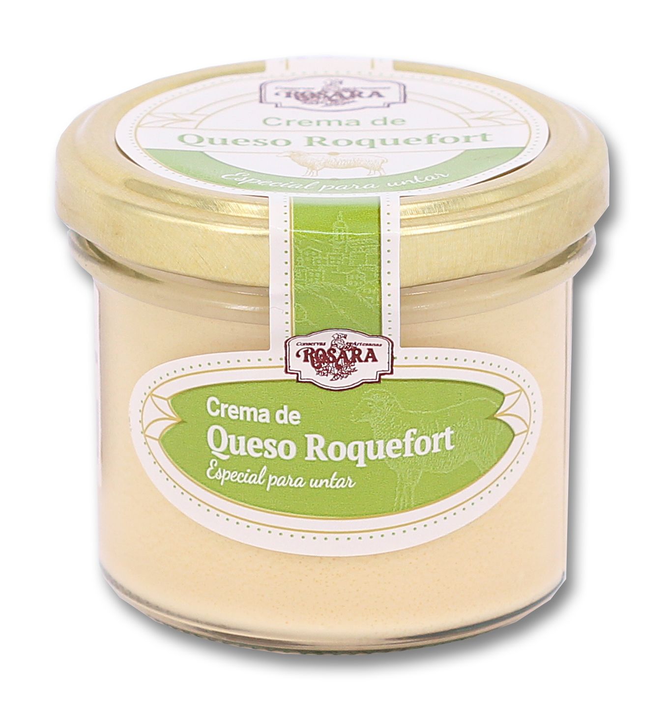 Crema de queso roquefort ROSARA 100 g.