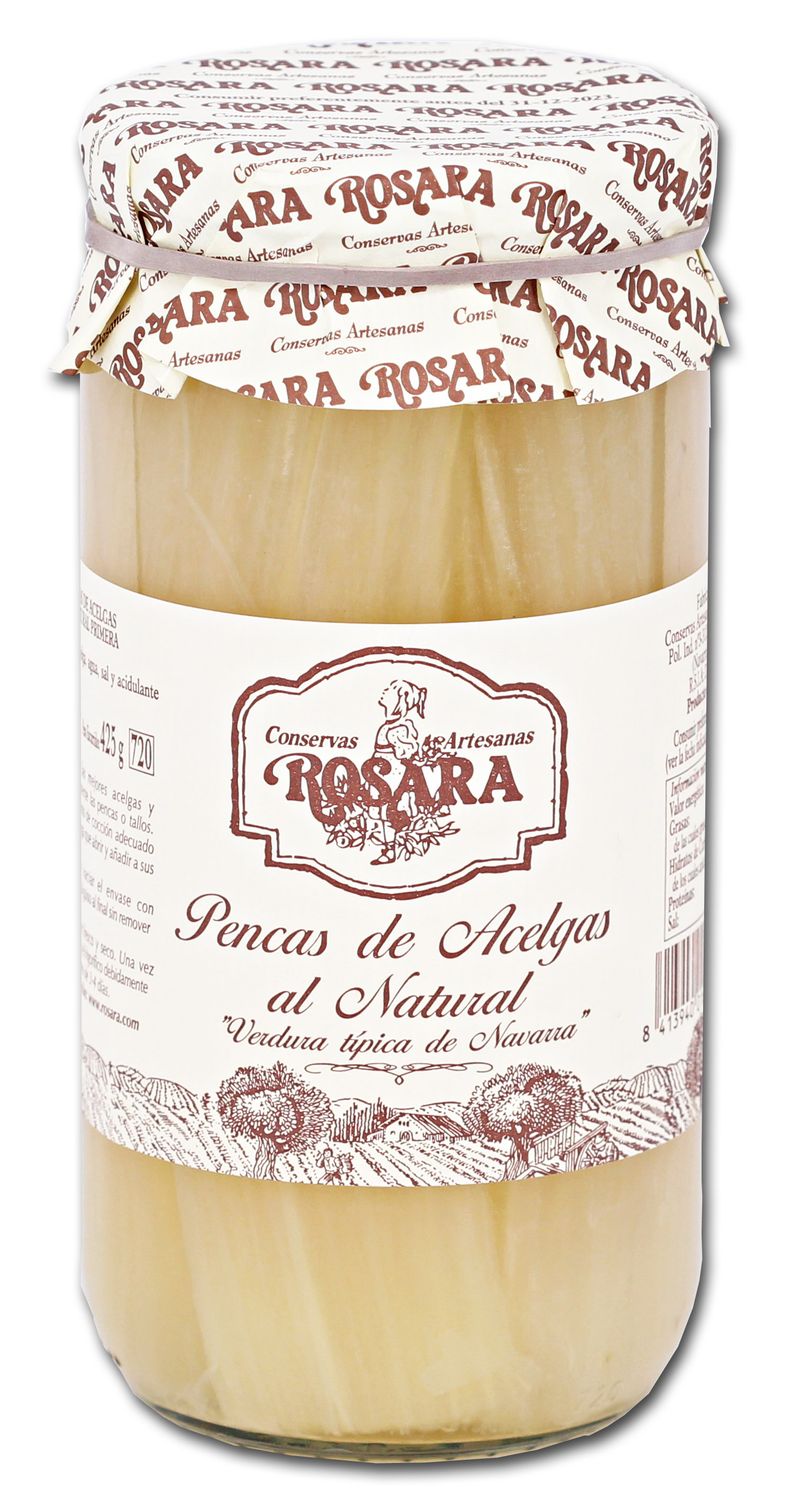 Pencas de acelgas al natural ROSARA 720 ml.