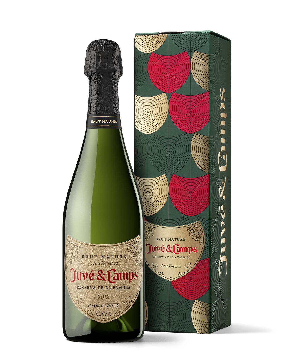 Cava brut nature reserva de la familia JUVÉ Y CAMPS 75 cl.