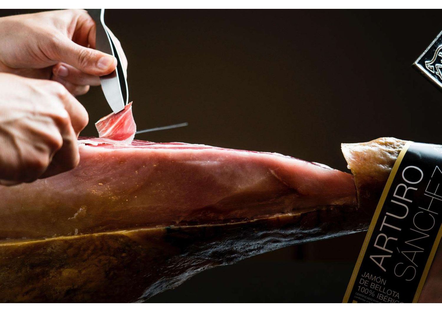 Jamón 100% ibérico de bellota ARTURO SÁNCHEZ al corte