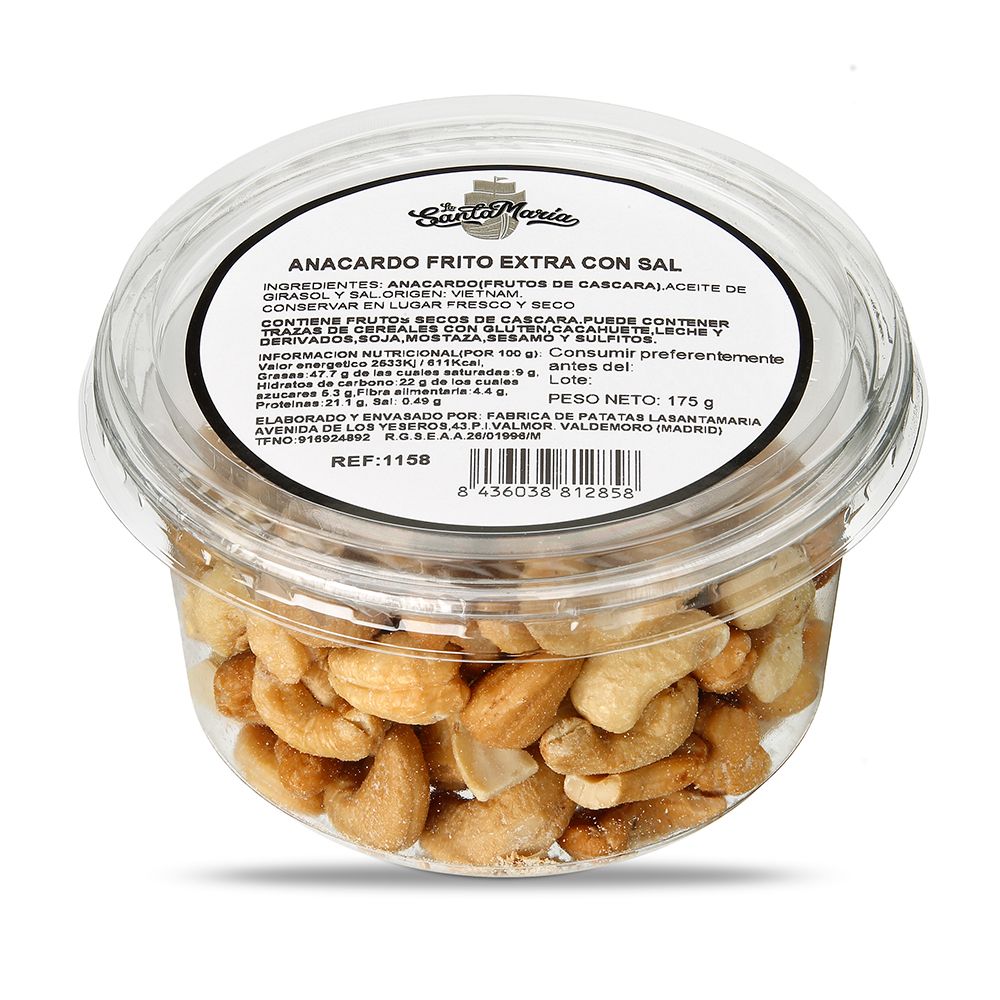 Anacardo frito LA SANTAMARÍA 175 g.