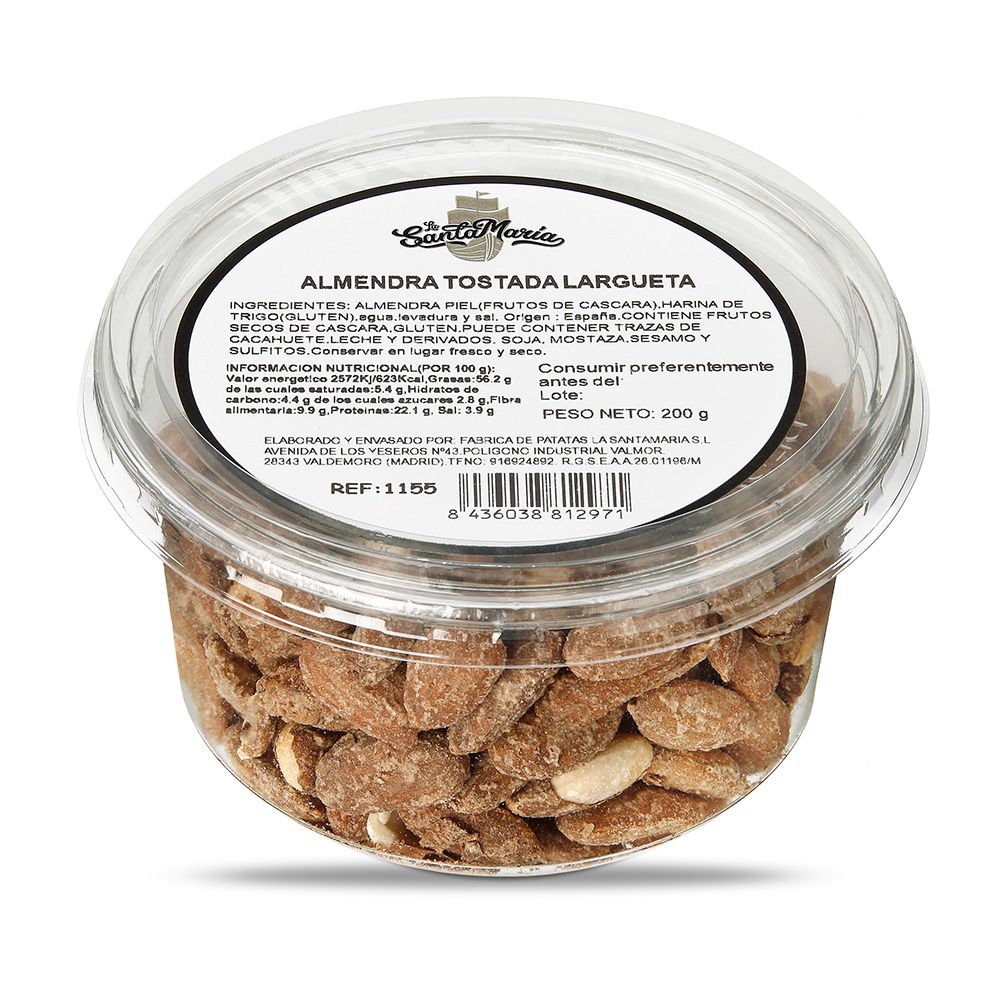 Almendra tostada LA SANTAMARÍA 200 g.