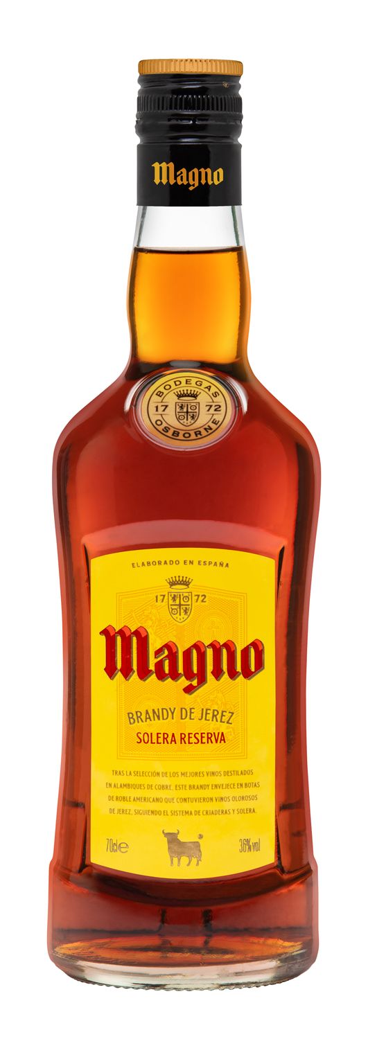 Brandy de Jerez solera reserva MAGNO 70 cl.