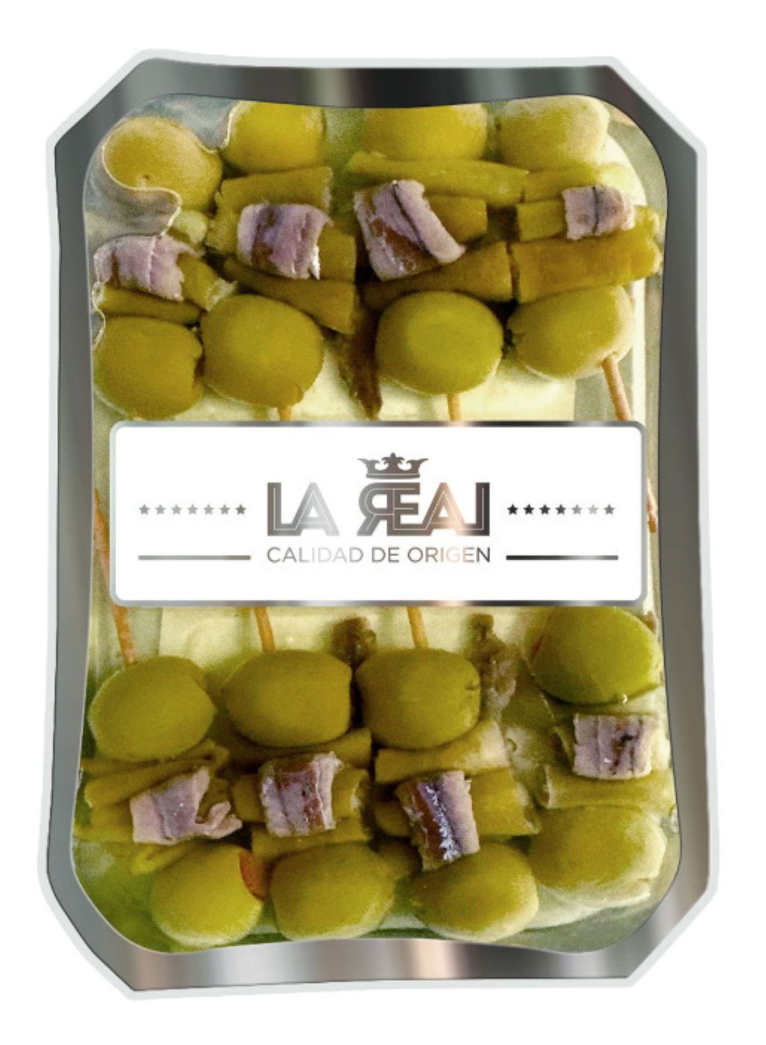 Gildas de anchoa LA REAL 8 uds. 110 g.